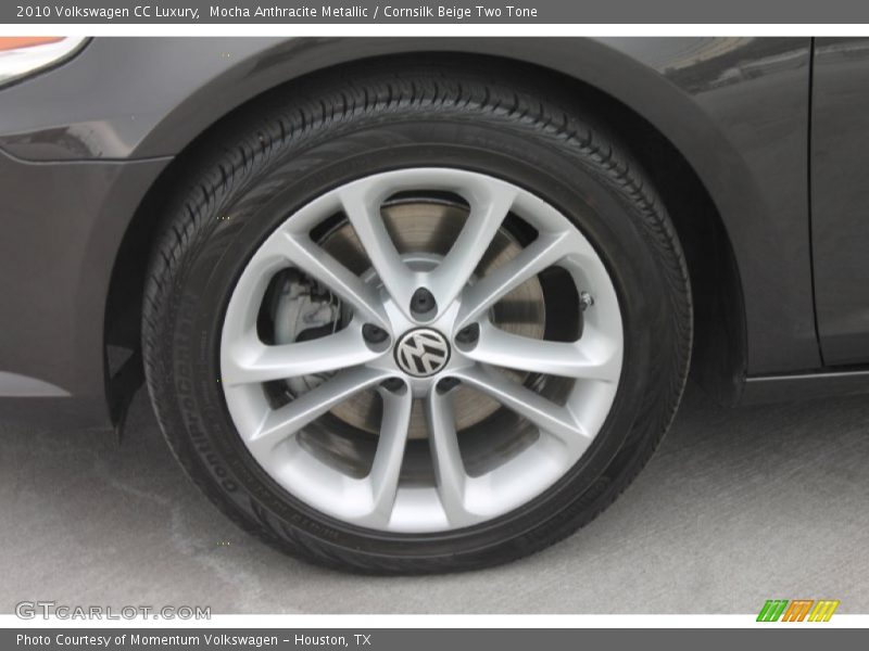 Mocha Anthracite Metallic / Cornsilk Beige Two Tone 2010 Volkswagen CC Luxury