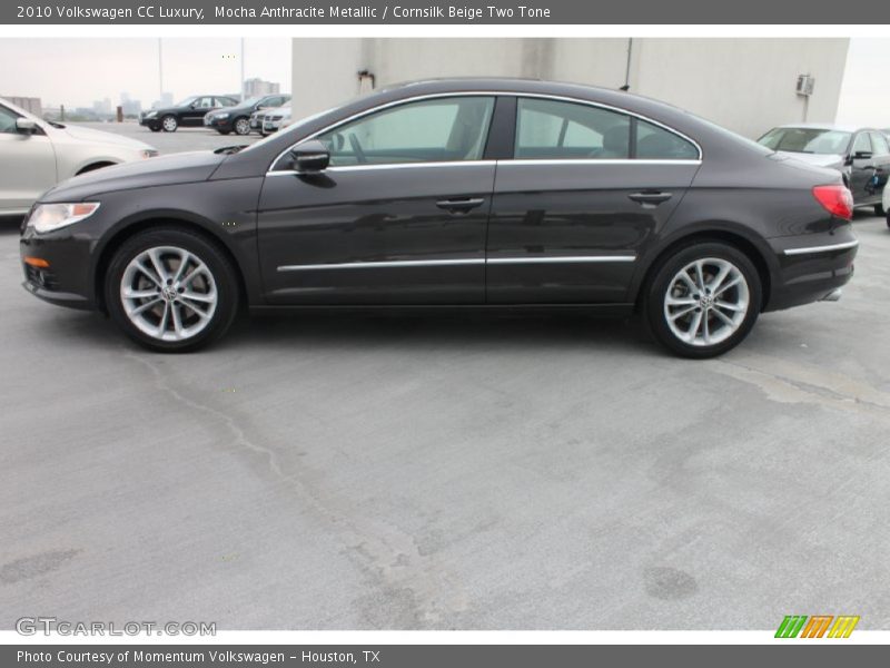 Mocha Anthracite Metallic / Cornsilk Beige Two Tone 2010 Volkswagen CC Luxury