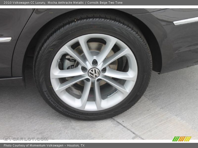 Mocha Anthracite Metallic / Cornsilk Beige Two Tone 2010 Volkswagen CC Luxury