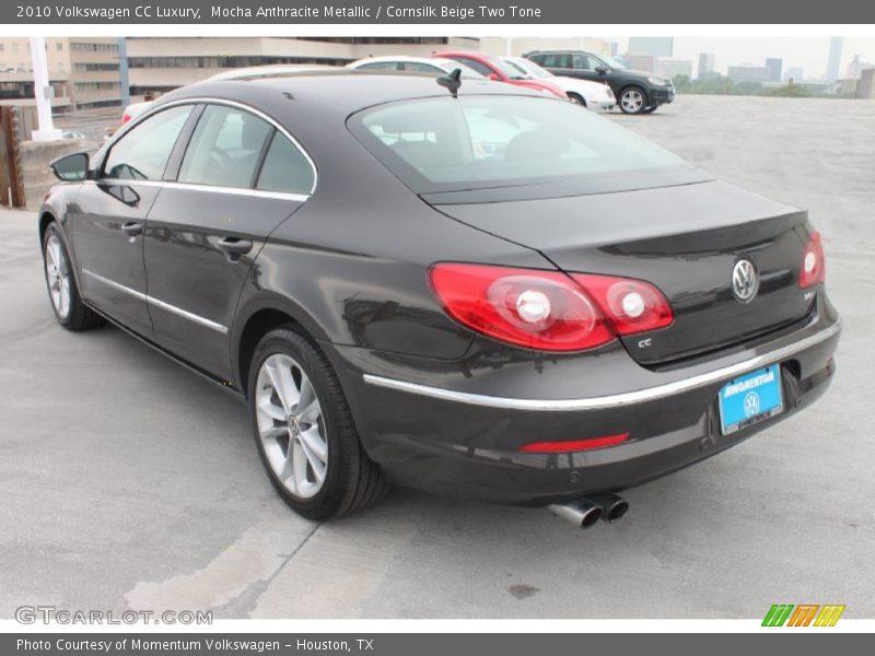 Mocha Anthracite Metallic / Cornsilk Beige Two Tone 2010 Volkswagen CC Luxury