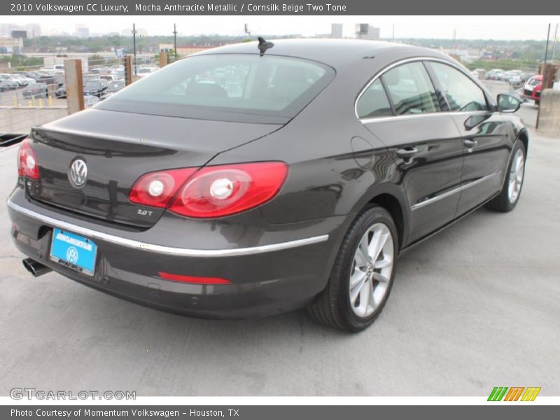 Mocha Anthracite Metallic / Cornsilk Beige Two Tone 2010 Volkswagen CC Luxury