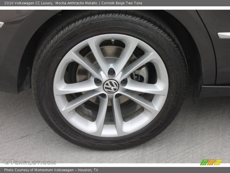 Mocha Anthracite Metallic / Cornsilk Beige Two Tone 2010 Volkswagen CC Luxury