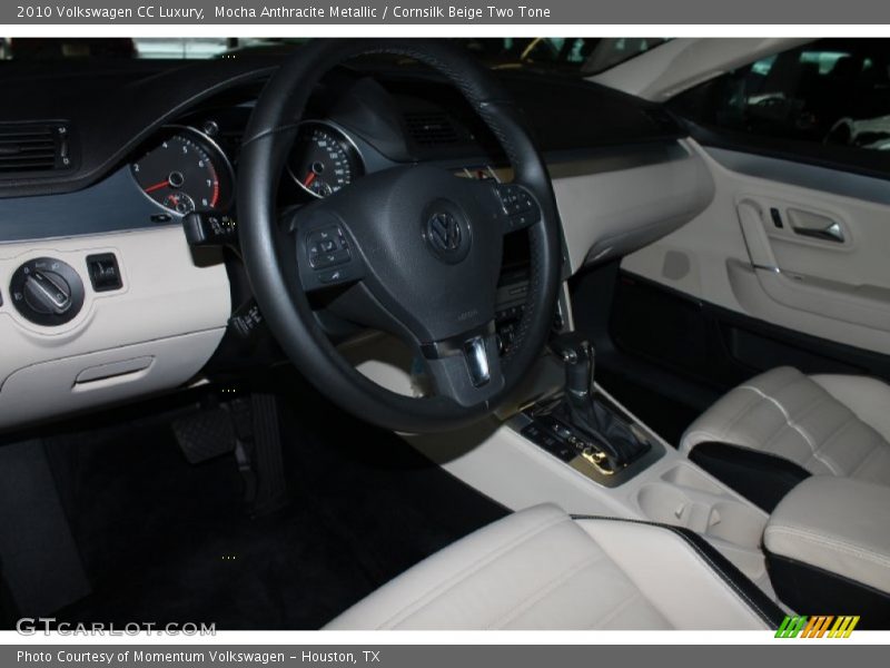 Mocha Anthracite Metallic / Cornsilk Beige Two Tone 2010 Volkswagen CC Luxury
