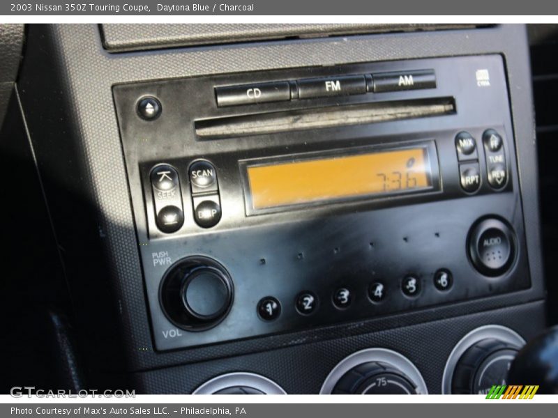 Audio System of 2003 350Z Touring Coupe