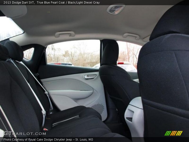 True Blue Pearl Coat / Black/Light Diesel Gray 2013 Dodge Dart SXT