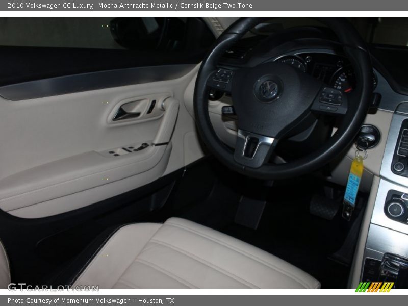 Mocha Anthracite Metallic / Cornsilk Beige Two Tone 2010 Volkswagen CC Luxury