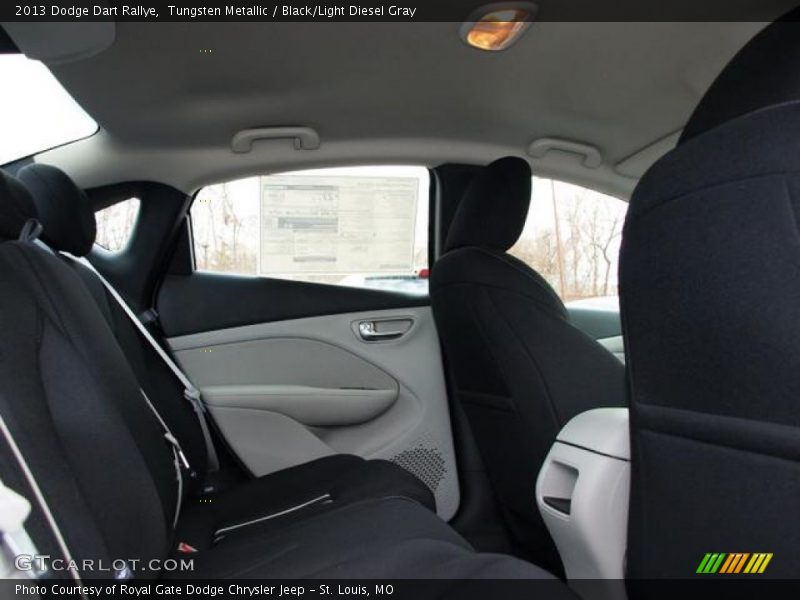 Tungsten Metallic / Black/Light Diesel Gray 2013 Dodge Dart Rallye