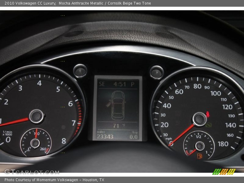 Mocha Anthracite Metallic / Cornsilk Beige Two Tone 2010 Volkswagen CC Luxury