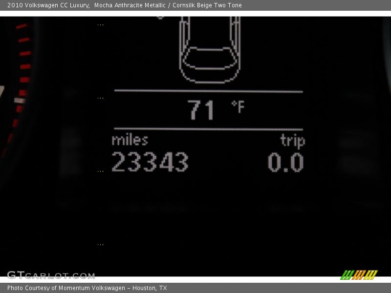 Mocha Anthracite Metallic / Cornsilk Beige Two Tone 2010 Volkswagen CC Luxury