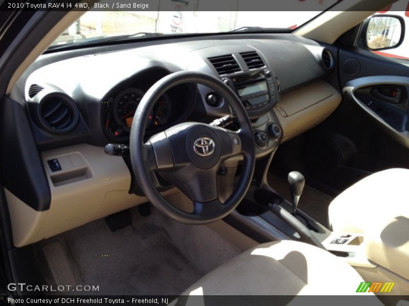 Black / Sand Beige 2010 Toyota RAV4 I4 4WD
