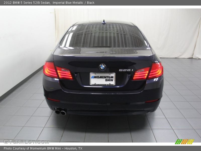 Imperial Blue Metallic / Black 2012 BMW 5 Series 528i Sedan