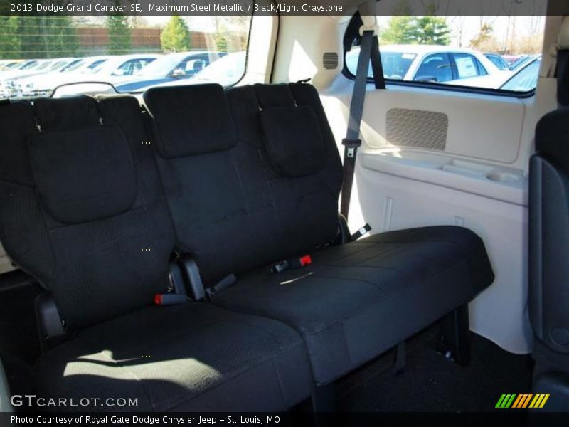 Maximum Steel Metallic / Black/Light Graystone 2013 Dodge Grand Caravan SE