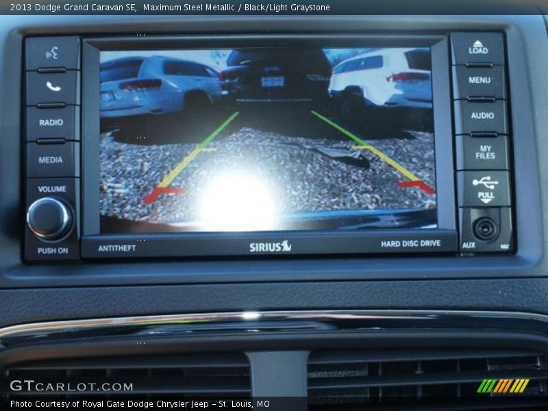 Maximum Steel Metallic / Black/Light Graystone 2013 Dodge Grand Caravan SE