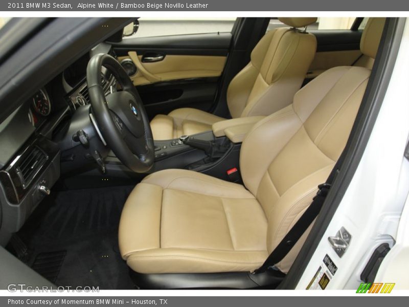Front Seat of 2011 M3 Sedan