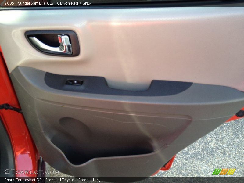 Canyon Red / Gray 2005 Hyundai Santa Fe GLS