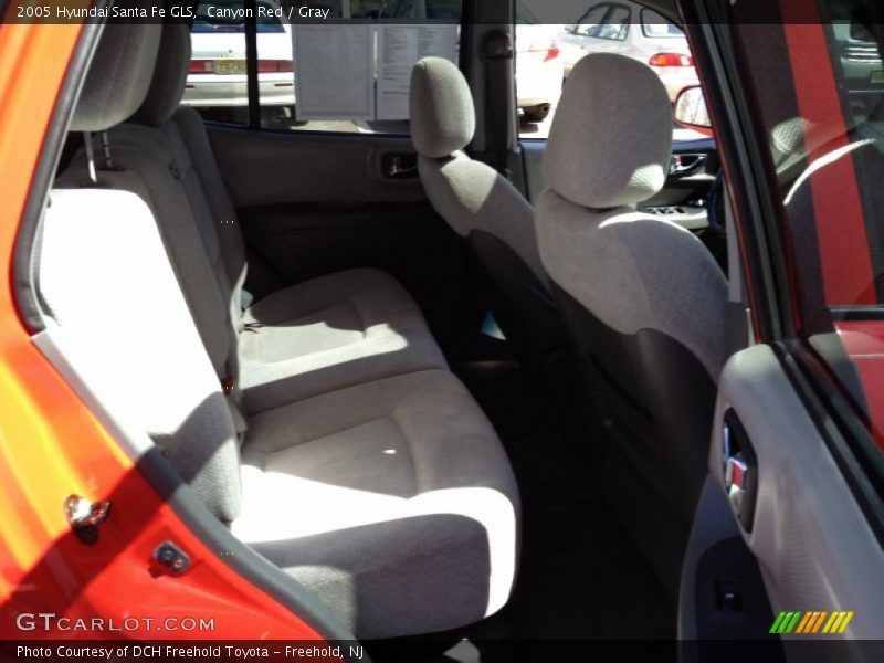 Canyon Red / Gray 2005 Hyundai Santa Fe GLS