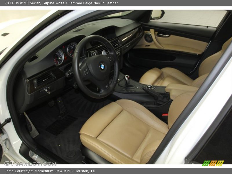 Bamboo Beige Novillo Leather Interior - 2011 M3 Sedan 