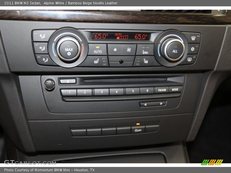 Controls of 2011 M3 Sedan