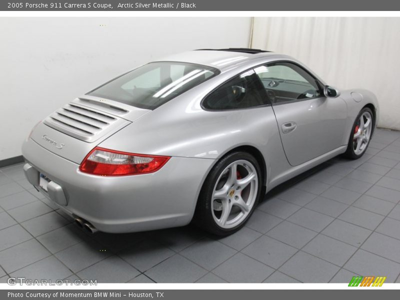 Arctic Silver Metallic / Black 2005 Porsche 911 Carrera S Coupe