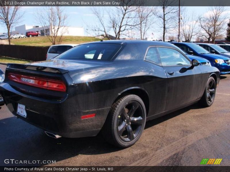 Pitch Black / Dark Slate Gray 2013 Dodge Challenger Rallye Redline