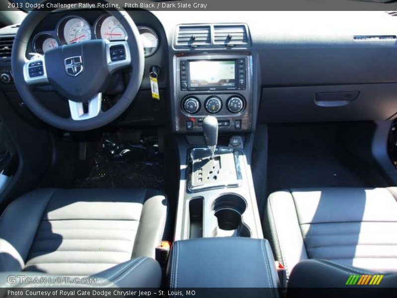 Pitch Black / Dark Slate Gray 2013 Dodge Challenger Rallye Redline