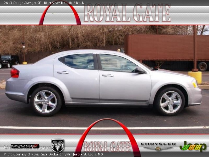 Billet Silver Metallic / Black 2013 Dodge Avenger SE
