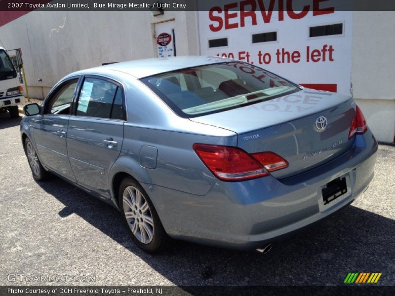 Blue Mirage Metallic / Light Gray 2007 Toyota Avalon Limited