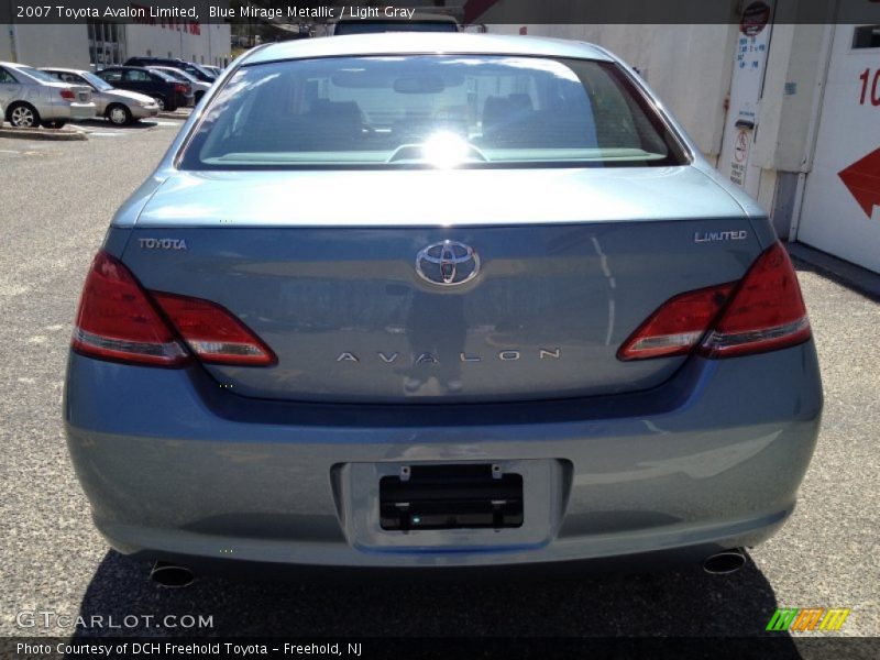 Blue Mirage Metallic / Light Gray 2007 Toyota Avalon Limited