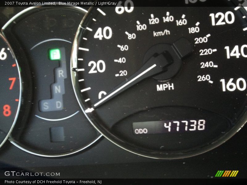 Blue Mirage Metallic / Light Gray 2007 Toyota Avalon Limited