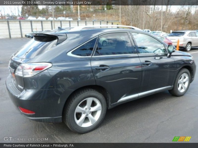 Smokey Granite Mica / Light Gray 2011 Lexus RX 350 AWD