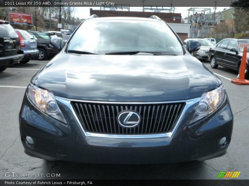 Smokey Granite Mica / Light Gray 2011 Lexus RX 350 AWD