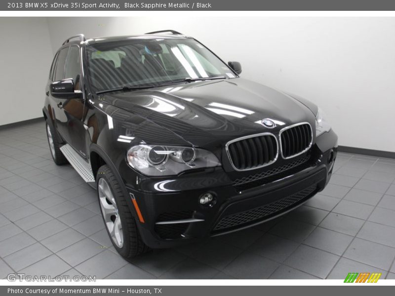 Black Sapphire Metallic / Black 2013 BMW X5 xDrive 35i Sport Activity