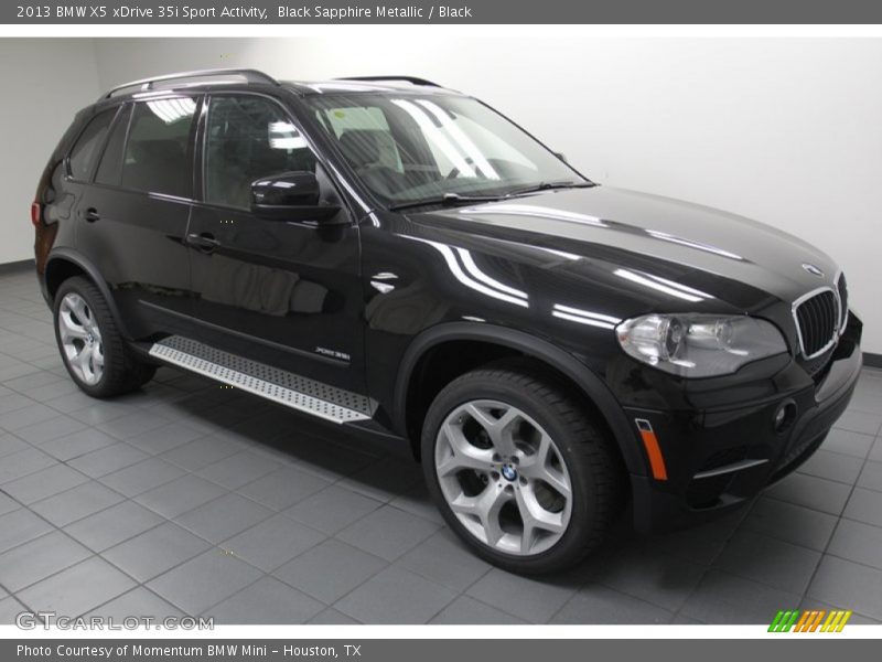 Black Sapphire Metallic / Black 2013 BMW X5 xDrive 35i Sport Activity