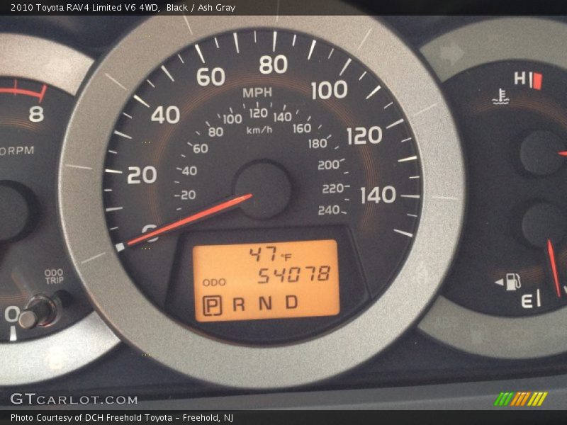 Black / Ash Gray 2010 Toyota RAV4 Limited V6 4WD