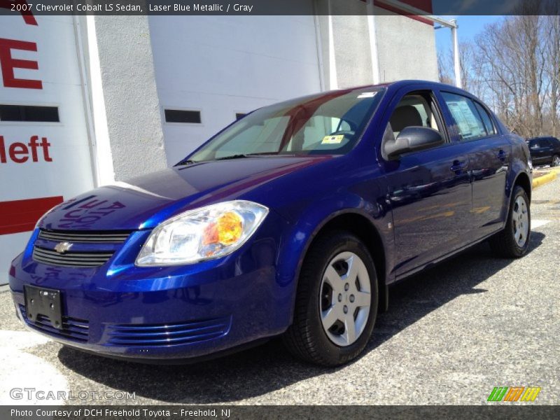 Laser Blue Metallic / Gray 2007 Chevrolet Cobalt LS Sedan