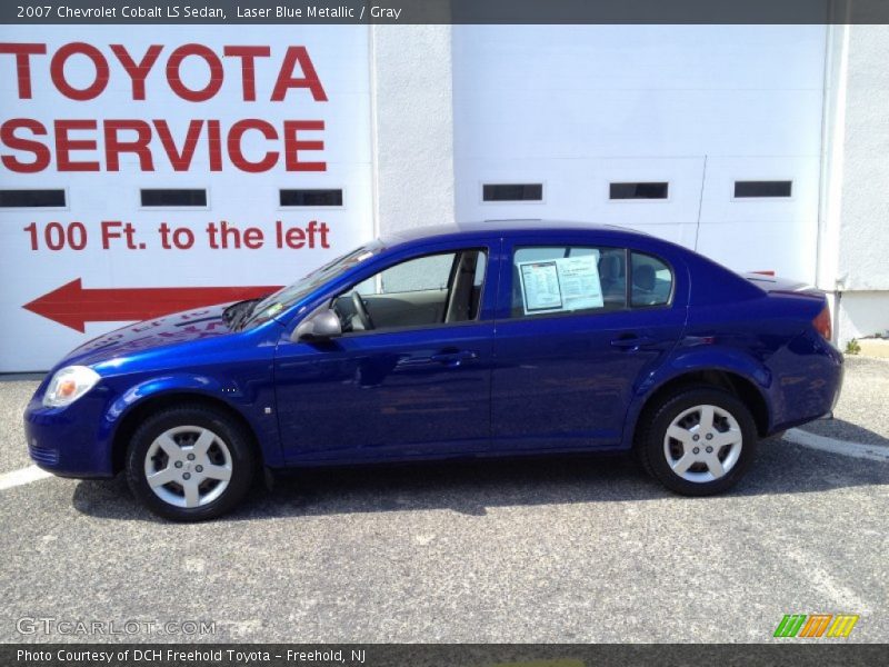Laser Blue Metallic / Gray 2007 Chevrolet Cobalt LS Sedan
