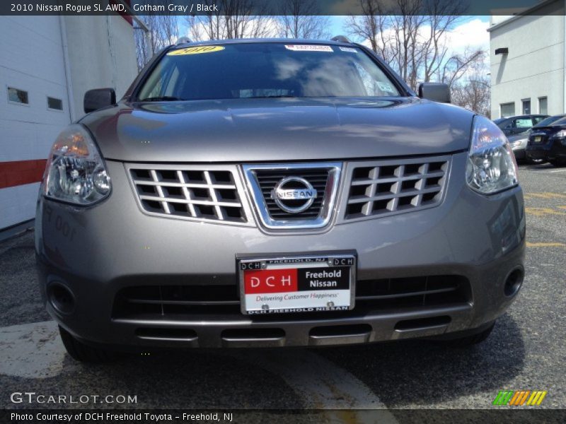 Gotham Gray / Black 2010 Nissan Rogue SL AWD
