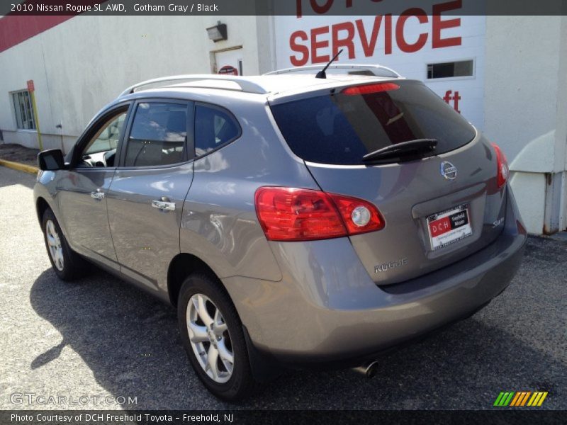 Gotham Gray / Black 2010 Nissan Rogue SL AWD