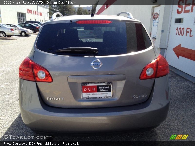 Gotham Gray / Black 2010 Nissan Rogue SL AWD