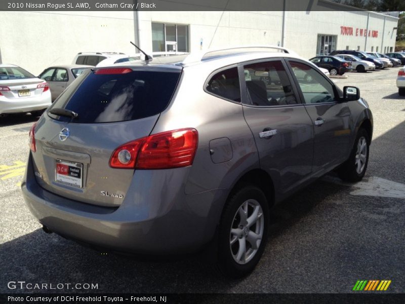 Gotham Gray / Black 2010 Nissan Rogue SL AWD