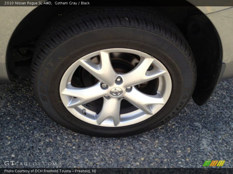 Gotham Gray / Black 2010 Nissan Rogue SL AWD