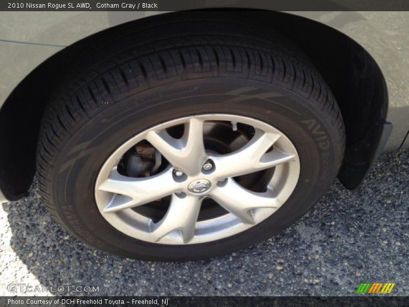Gotham Gray / Black 2010 Nissan Rogue SL AWD