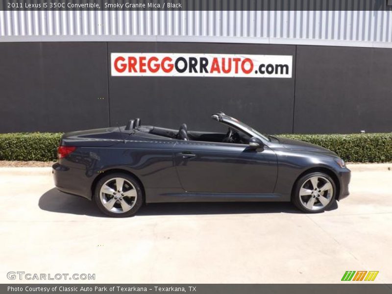 Smoky Granite Mica / Black 2011 Lexus IS 350C Convertible
