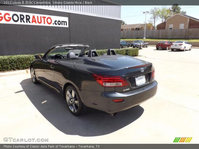 Smoky Granite Mica / Black 2011 Lexus IS 350C Convertible