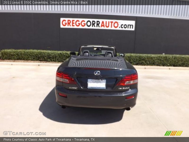 Smoky Granite Mica / Black 2011 Lexus IS 350C Convertible