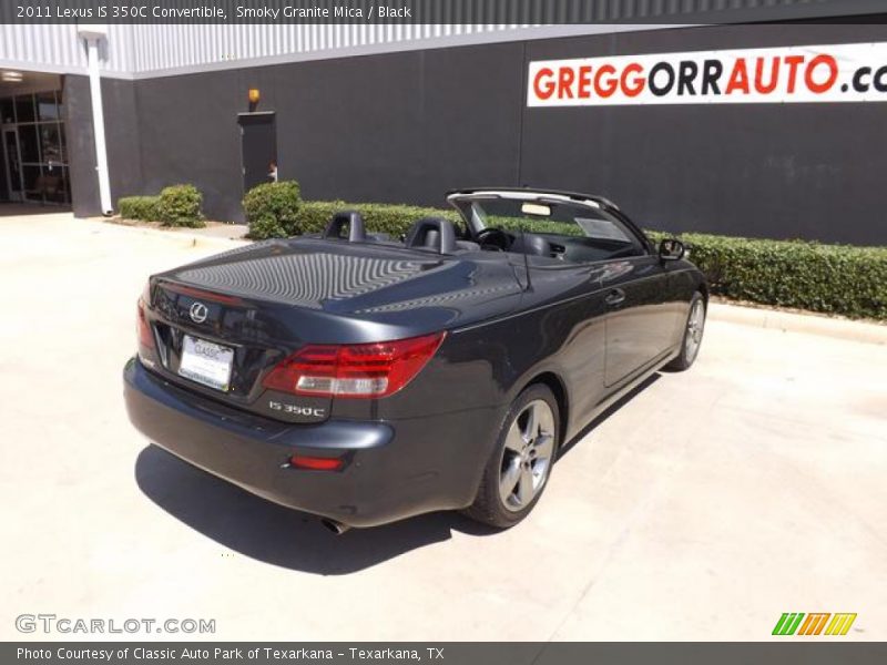 Smoky Granite Mica / Black 2011 Lexus IS 350C Convertible