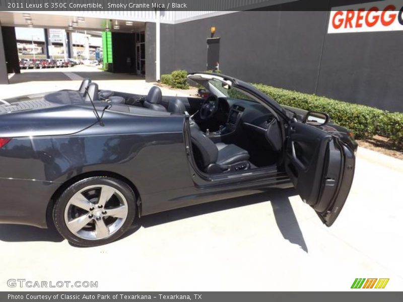 Smoky Granite Mica / Black 2011 Lexus IS 350C Convertible