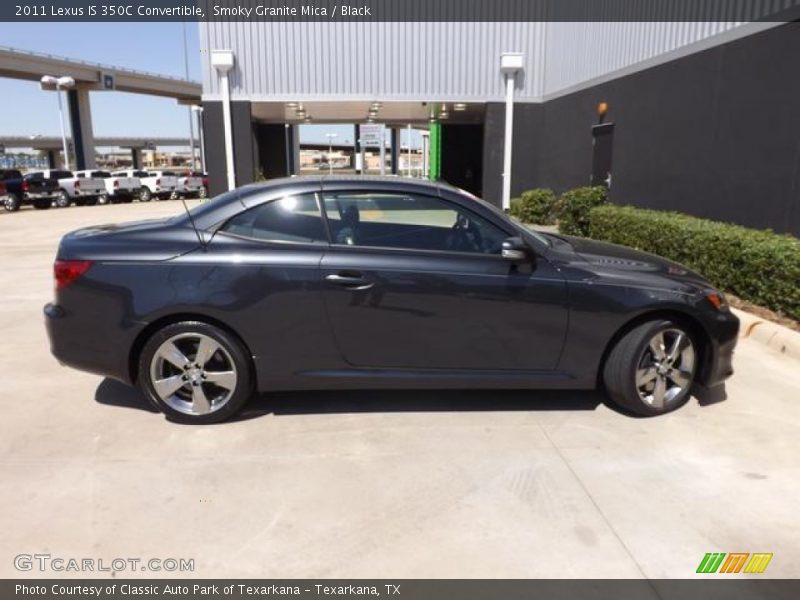 Smoky Granite Mica / Black 2011 Lexus IS 350C Convertible