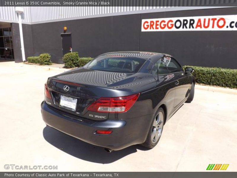Smoky Granite Mica / Black 2011 Lexus IS 350C Convertible
