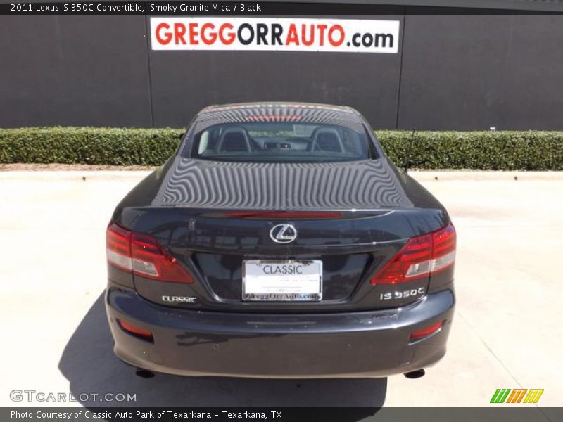 Smoky Granite Mica / Black 2011 Lexus IS 350C Convertible